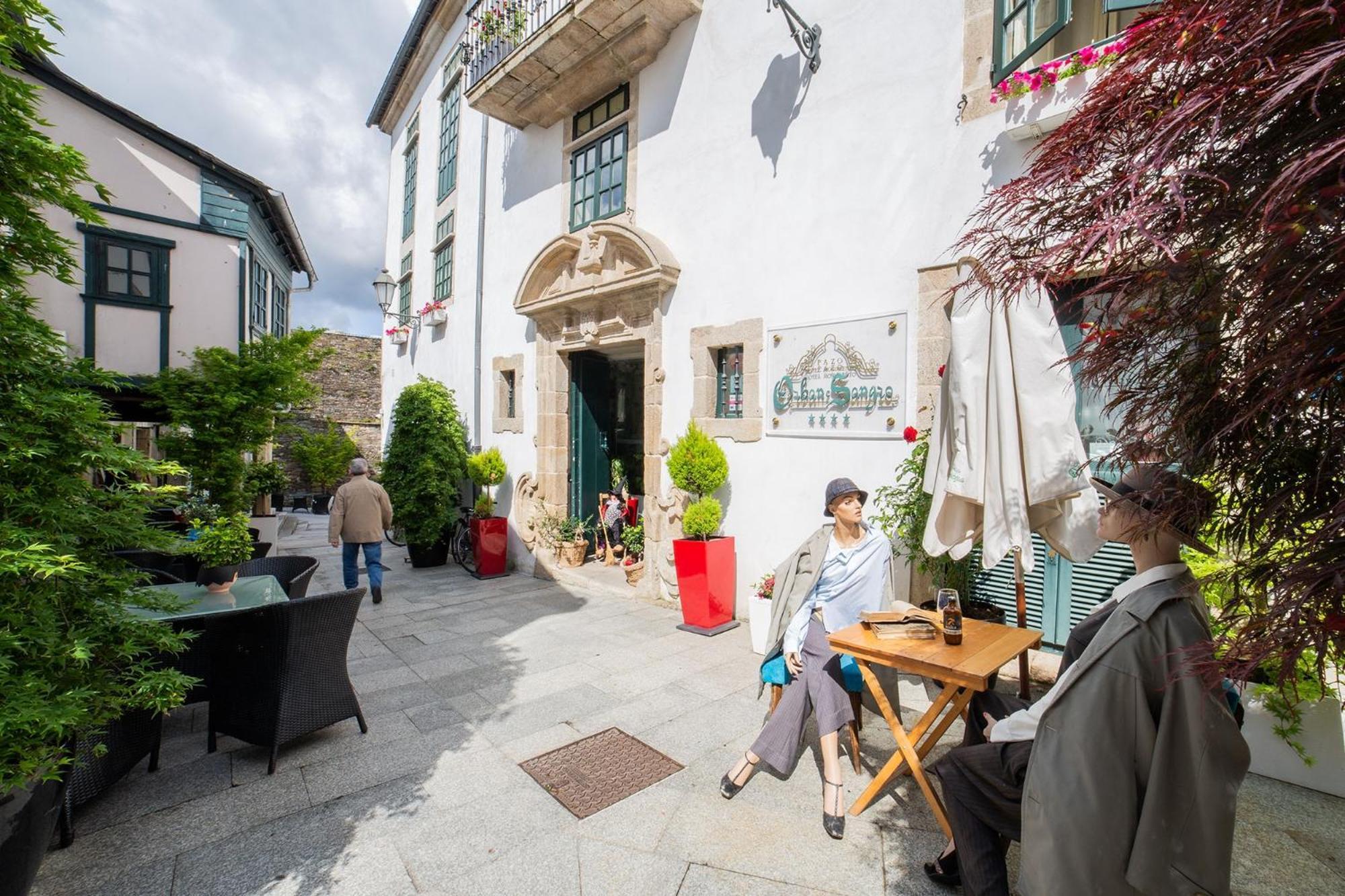 Hotel Monumento Pazo de Orbán Lugo Exterior foto